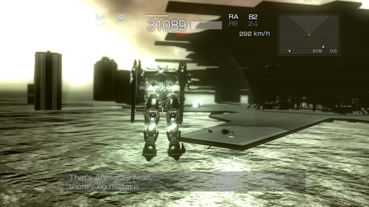 Gameplay de Armored Core 4