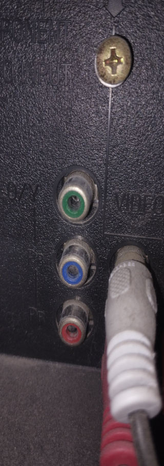 Component video input