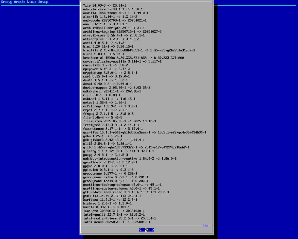 Groovyarcade packages